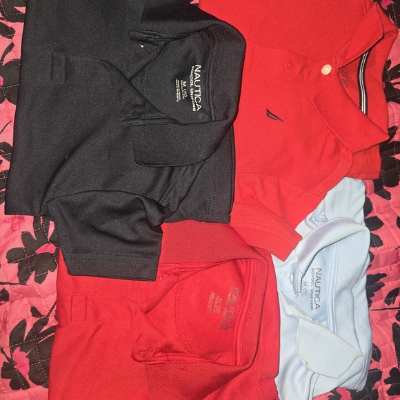 Nautica Other - Nautica Kids Polo Set Size (M) Red, Classic Black, Soft Blue